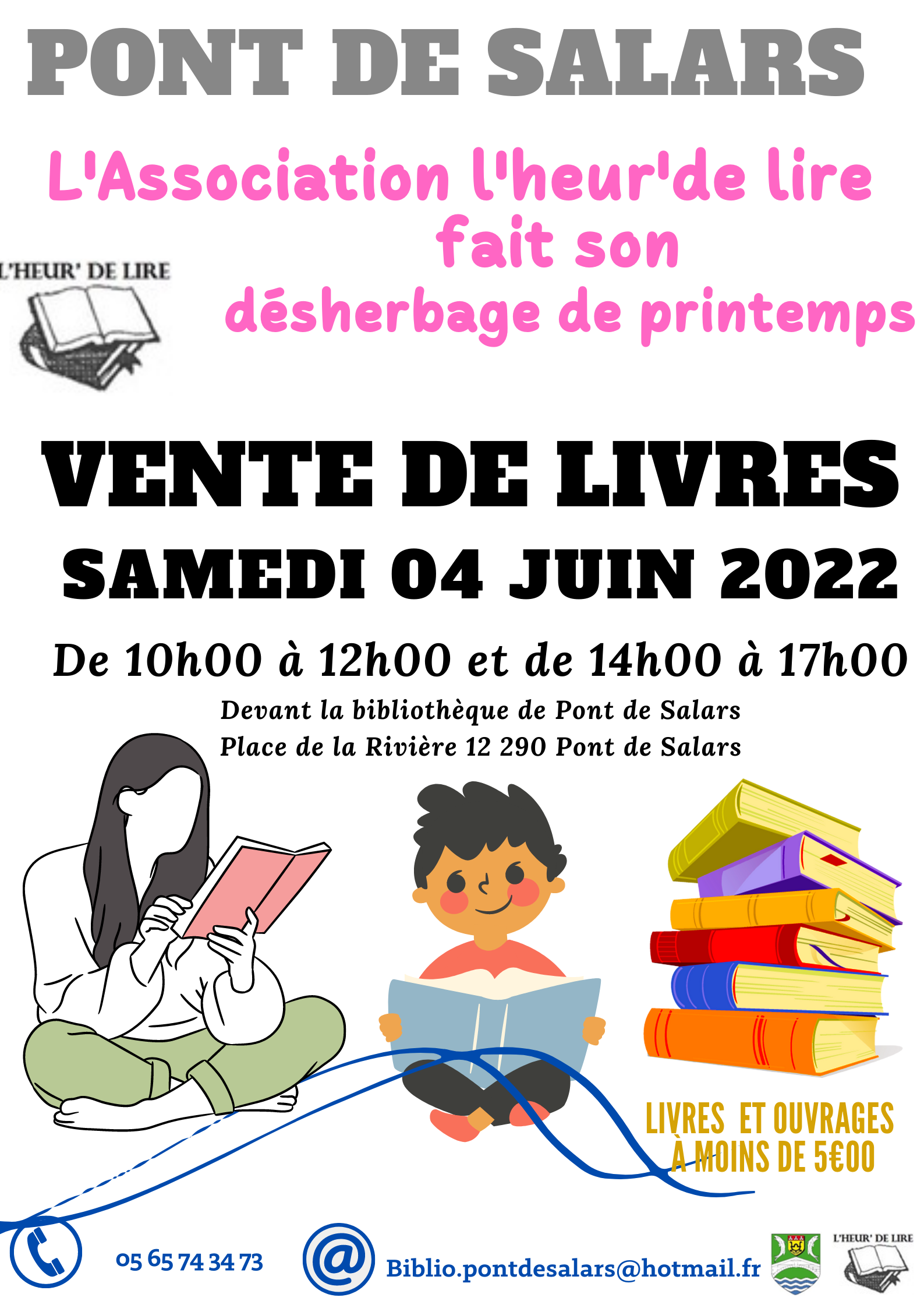 Lire la suite à propos de l’article L’association l’heur’de lire fait son désherbage de printemps le Samedi 04 Juin 2022